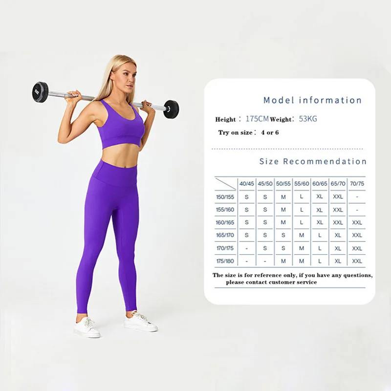 SHINBENE Hi Cloud Women 2 Piece Workout Outfits Sports Bra High Waist Leggings Yoga Set Gym Clothing Activewear Set