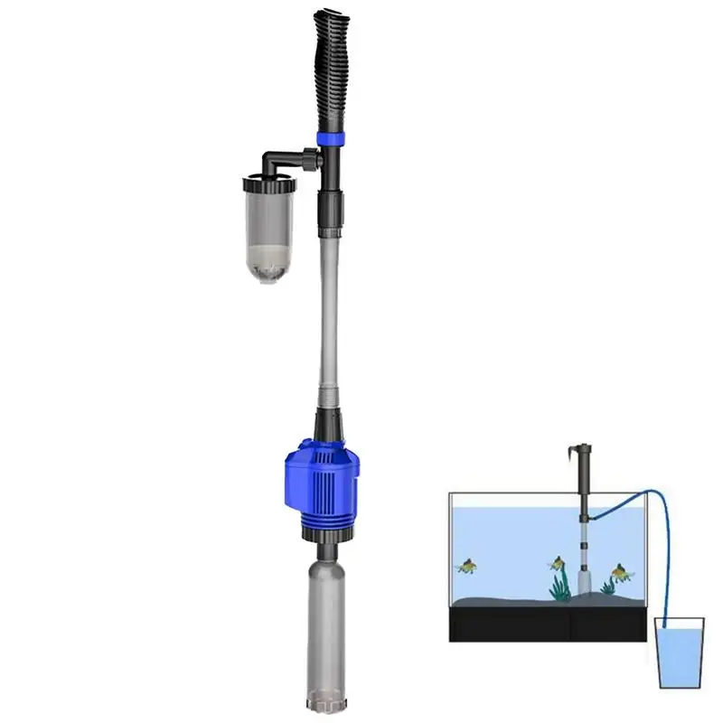 

Аквариумный Вакуумный Очиститель гравия для замены воды, аквариумный автоматический очиститель, устройство для очистки аквариума
