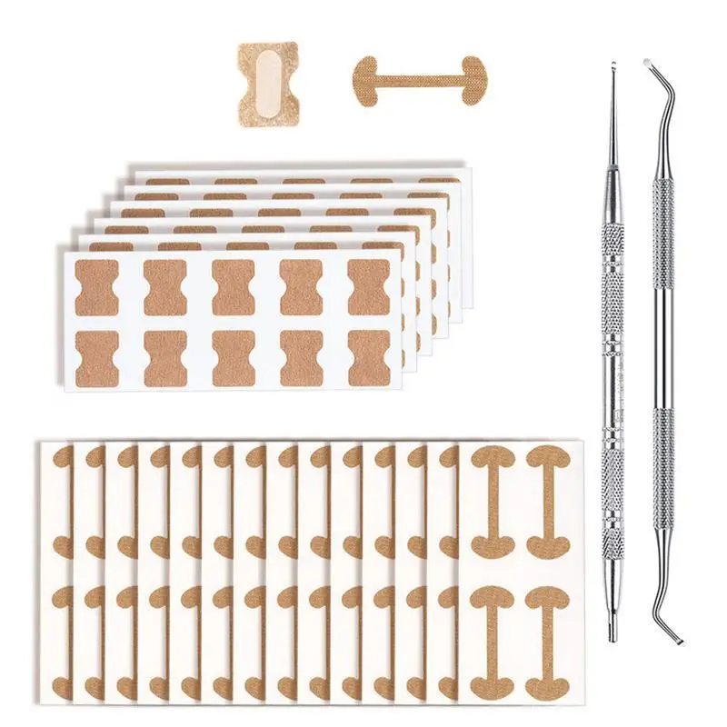

Корректор для вросших ногтей 122 штук набор инструментов для вросших ногтей наклейки для коррекции вросших ногтей Witn инструмент для коррекции ногтей