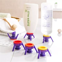 6pcsset toss it bottles stand cap kit easy pour out thick liquid bottle emptying kit with 6 adapters