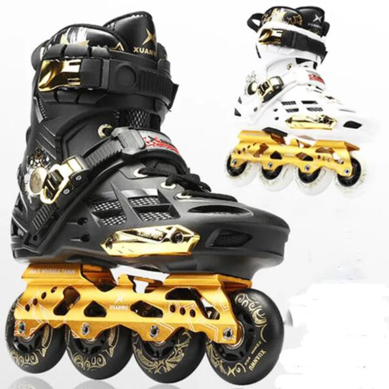 Roller Skate Fancy Shoes Men and Women middle Adult Professional Single Rollerblading  Patines  Outdoor  Sneaker Skates Shoes