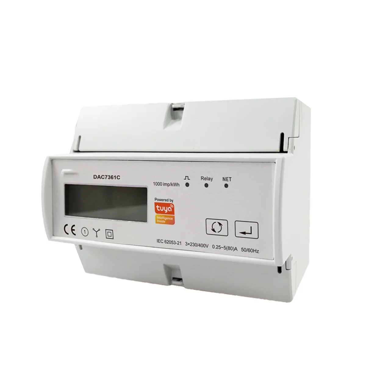 

Tuya Smart ZigBee 3 Phase Meter KWh Energy Monitor Wattmeter Support Modbus RTU 3X110/190V or 230/400VAC 50/60Hz
