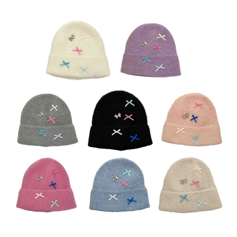 

Fashionable Girls Hat Soft & Durable Cap Winter Headband Knitted Hat Autumn Winter Hat Comfortable Wear for Little DropShipping