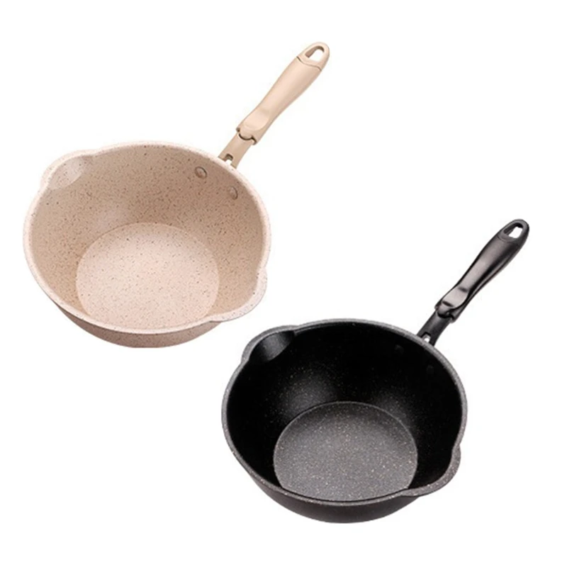 

Thickened Bottom Stone Frying Pan Non-Scratch Coating for Cooking Easy to Use