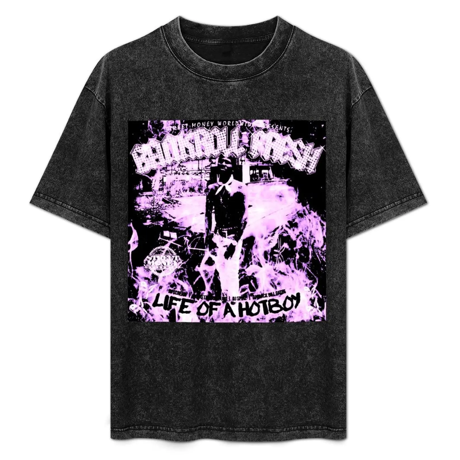 Футболка мужская хлопковая с коротким рукавом и графическим принтом