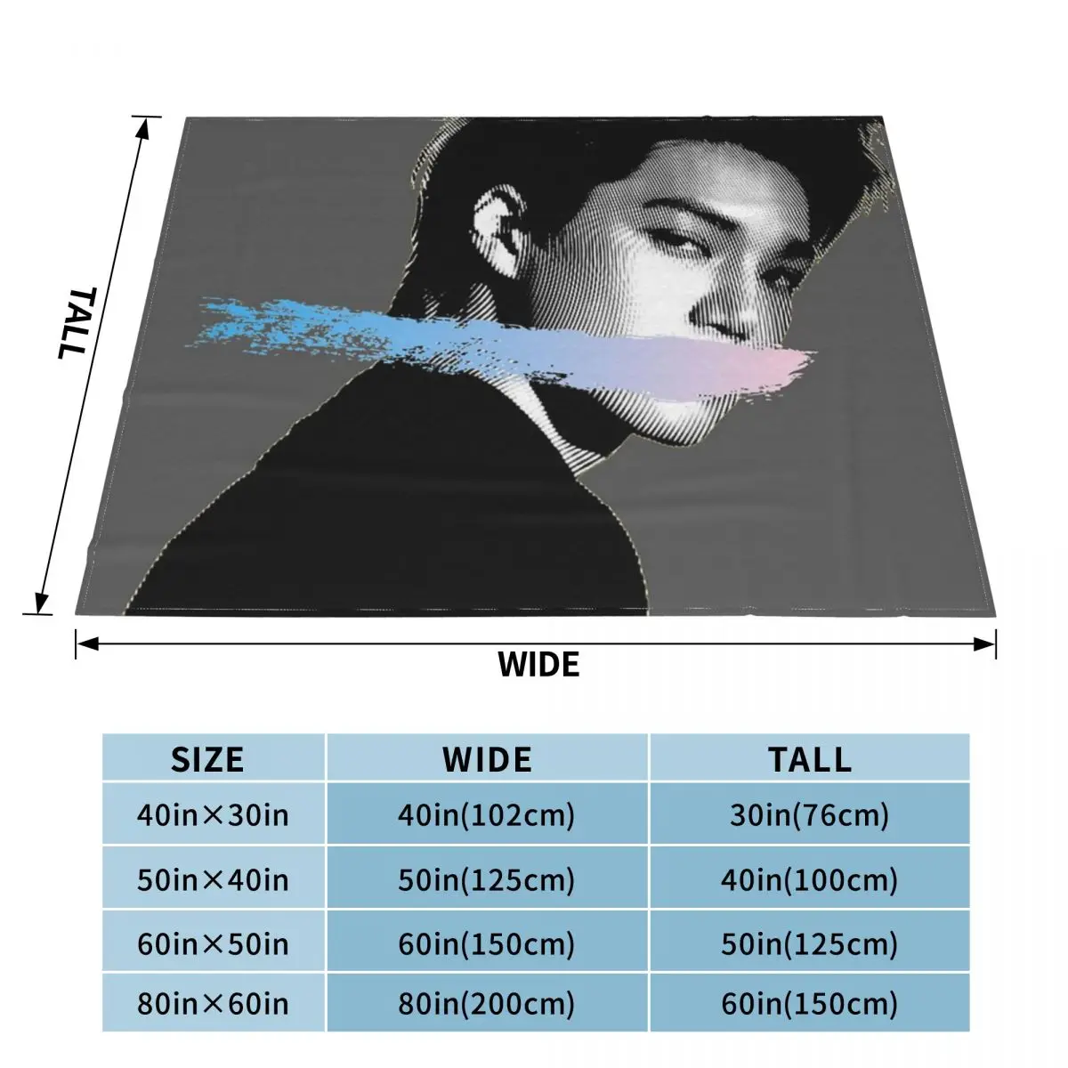 Флисовое одеяло Кай из группы Exo An Ultra-Soft Micro