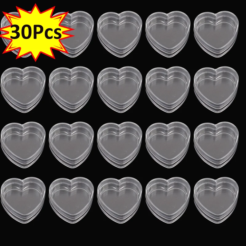 

Прозрачная акриловая коробка для украшений сердце