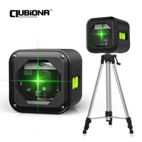 clubiona portable 2 lines green red beam laser level horizontal vertical self leveling cross line measuring tool kit