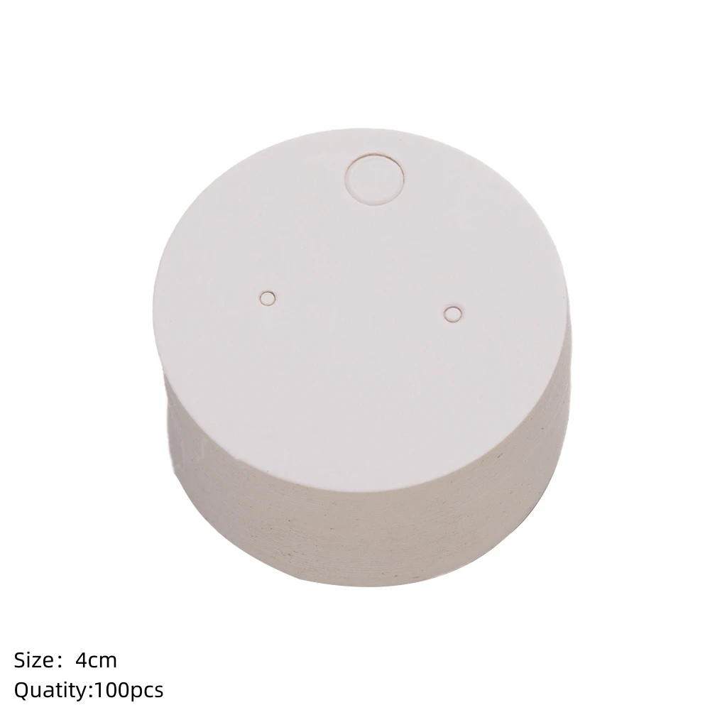 Картонные подставки для сережек, 100 шт.