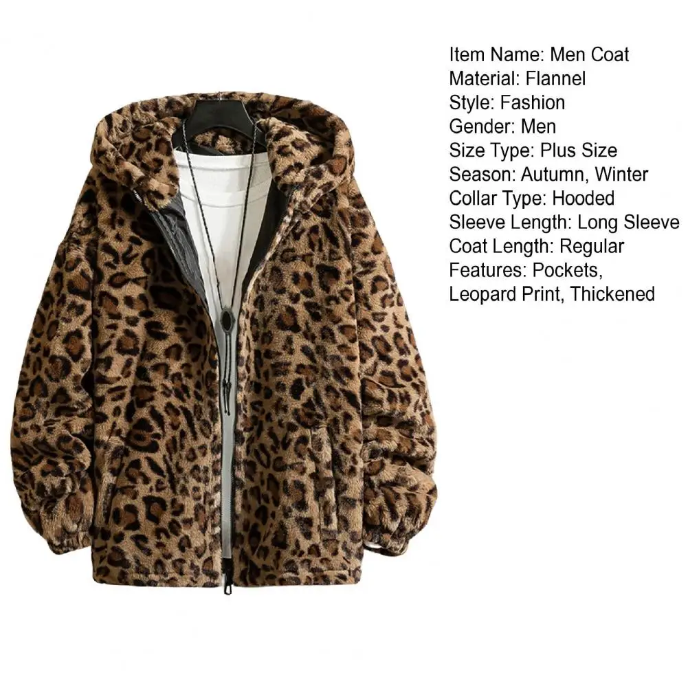 Winter Leopard Print Jacket Women's Stand collar Warm Parkas Outwear 2022 New Autumn Winter Korean Female Loose Faux Fur Coats