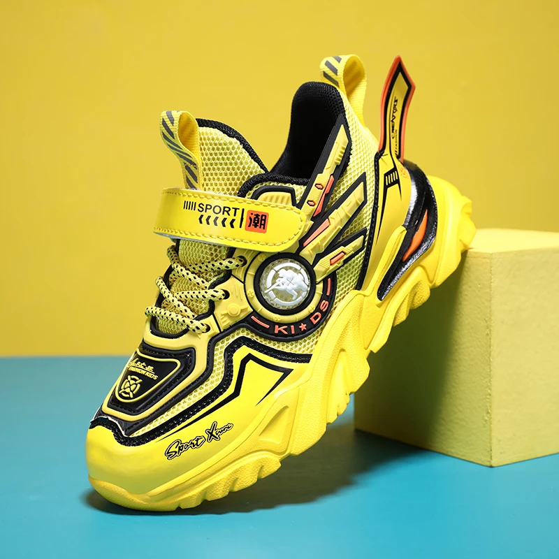 Brand Kids Sneakers Outdoor Running Shoes Boys Girls Comfortable Sport Shoes Breathable Children Gym Shoes Antislip Trainers