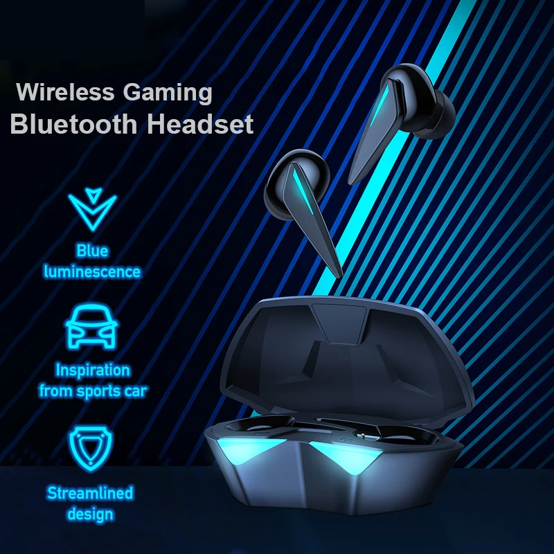 

Bluetooth 5.3 Earphones T23 Gaming Wireless Earphone TWS Headset Low Latency With Mic HiFi Sound Stereo Noise Reduction Earbuds
