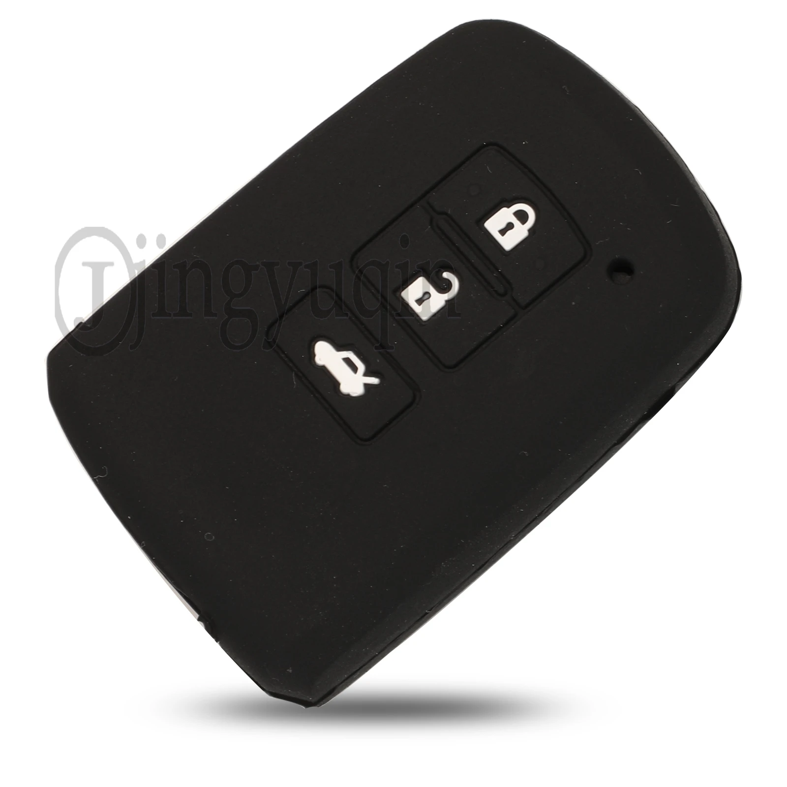 

Jingyuqin для Toyota Camry Corolla Avalon Rav4 Land Cruiser автомобильный держатель для дистанционного ключа протектор 3-кнопочный силиконовый чехол для ключа