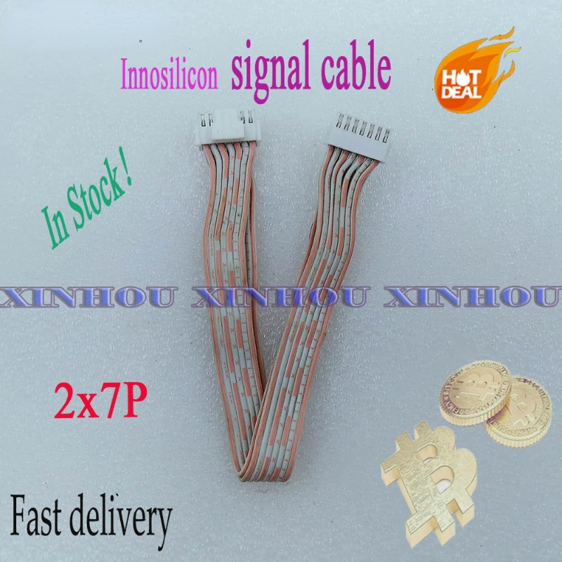 

Innosilicon mining signal cable 2x7 pins communication data cable 2.0 for Asic Bitcoin ETH miner T1 T2 T2T L2 A10 Pro