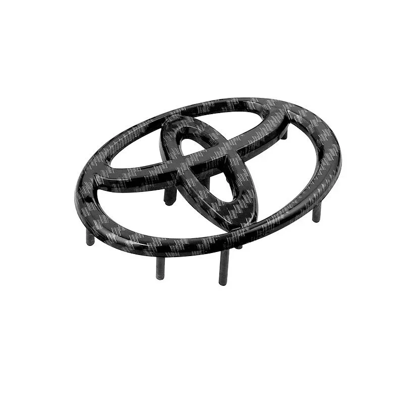 

6,5x4,5 см пряжка автомобильный руль эмблема наклейки значок для Toyota Camry Corolla CHR Rav4 Vios Crown Highlander Tundra Levin