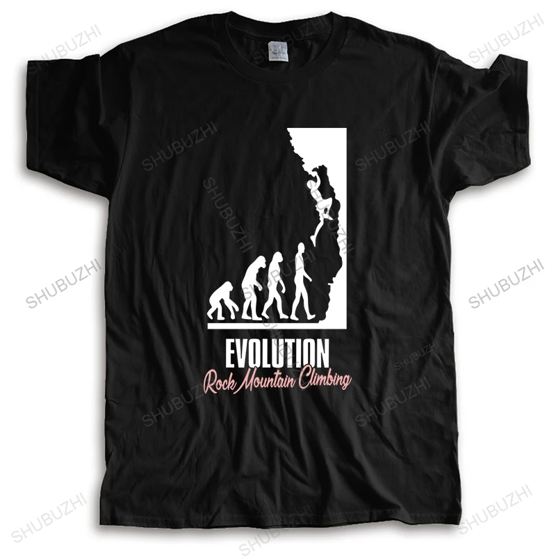 

new men summer cotton loose cool t-shirt Rock Mountain climbing - Evolution Shubuzhi High Quality fashion tee-shirt man tee