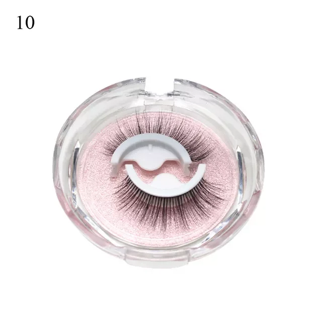 

Self-adhesive False Eyelashes Glue Free Eyelash 3d Strip Reusable Lashes Extension 3 Seconds To Wear Faux Mink Eyelash