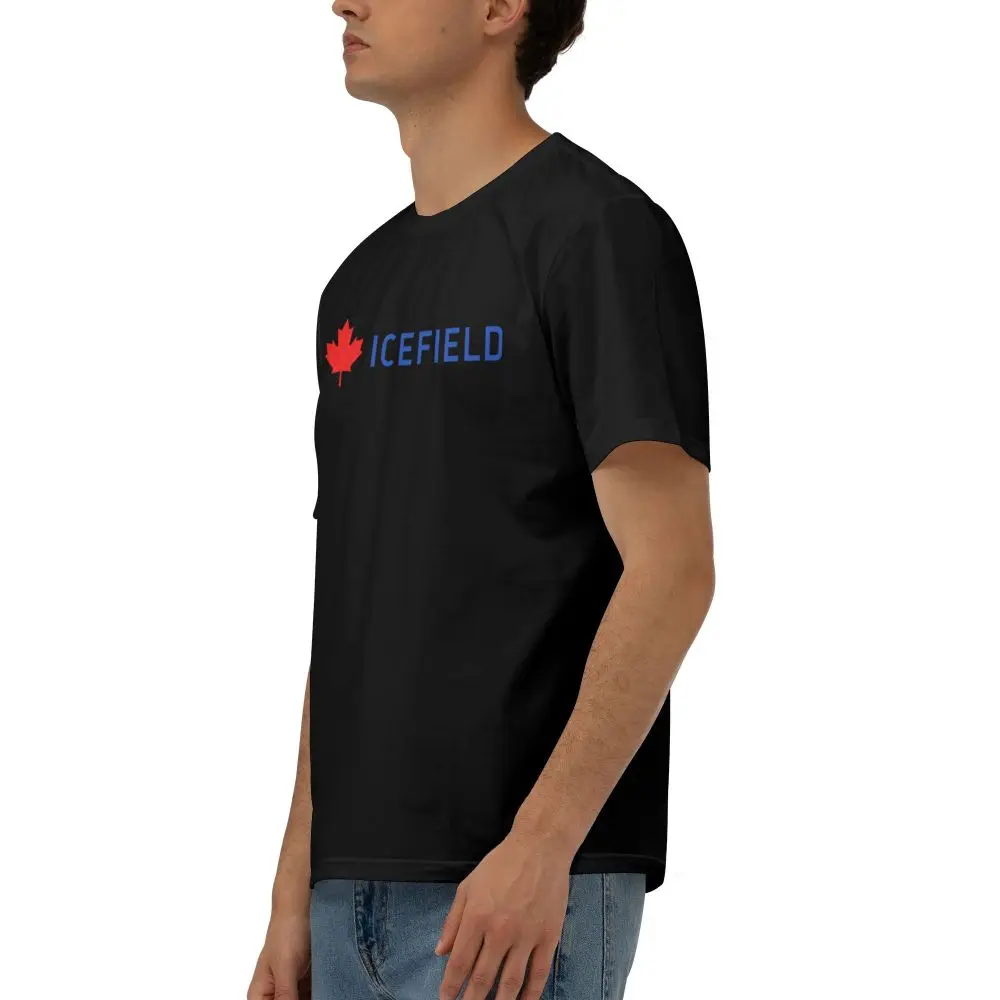 НОВАЯ модная футболка ICEFIELD хлопковая мужская с принтом мужские топы забавная