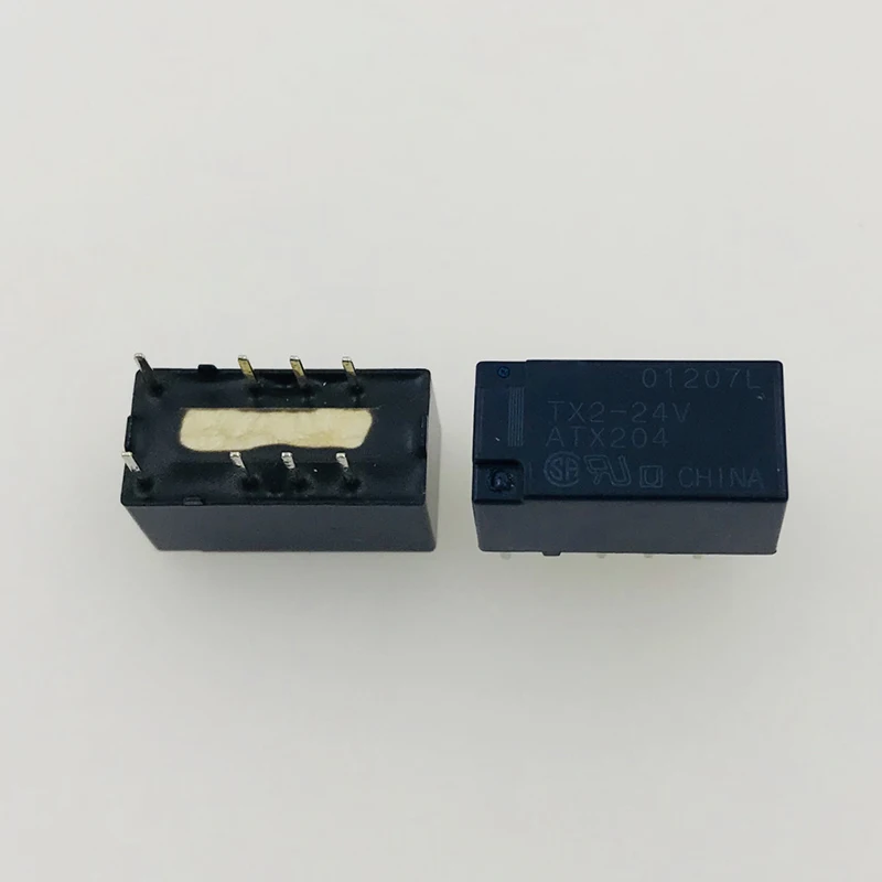 Новинка, 10 шт./партия, реле стандарта цветопередачи, ATX204, 8 контактов, 24 В, 2 А