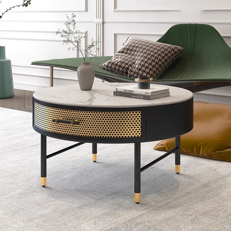 

Simplicity Round Modern Table Living Room Nordic Mobile Hallway Dining Tables Minimalist Mesa Plegable Garden Furniture Sets DWH