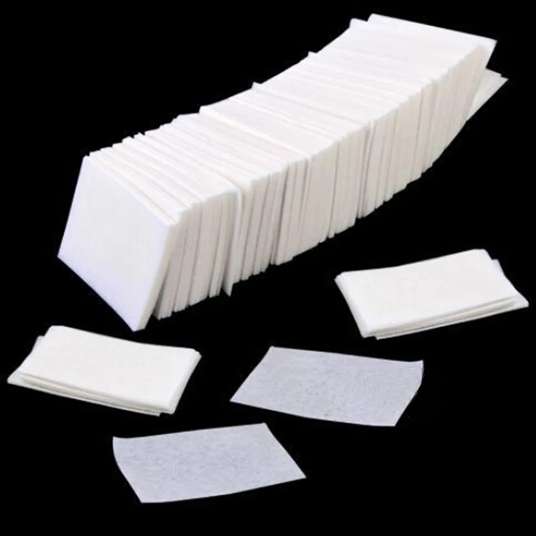 

400Pcs/Bag Nail Art Removal Wipes Lint Paper Pad Gel Polish Manicure Nail Remover Lint-Free Wipes Cleaner Paper Pad