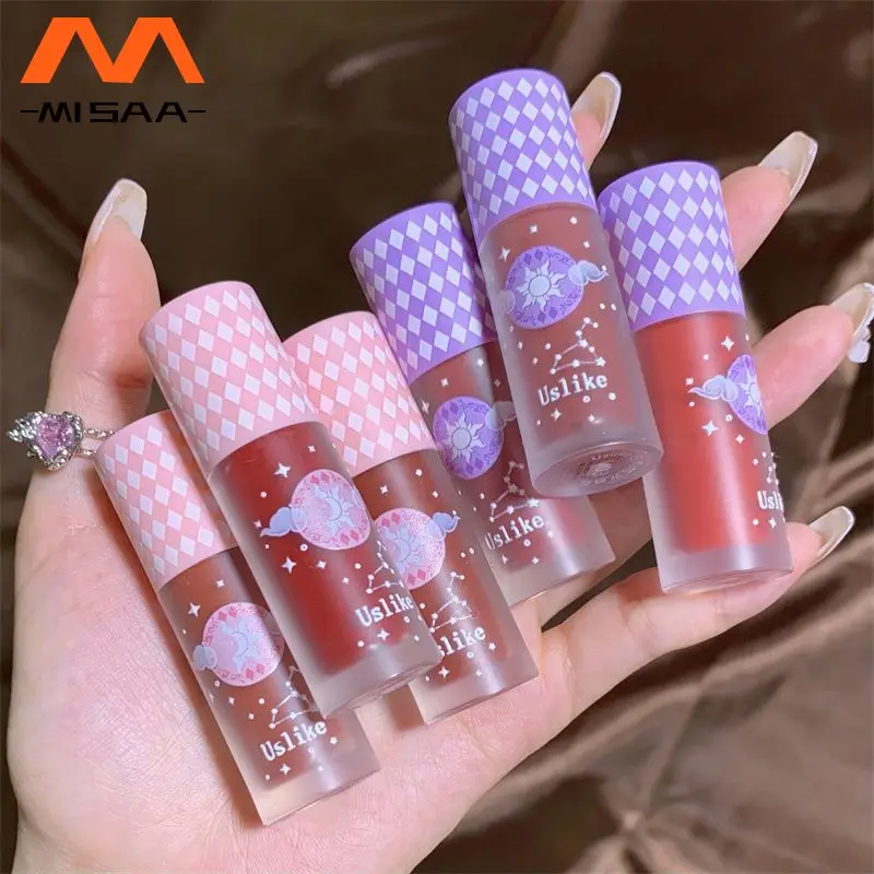 

Red Lip Not Easy To Fade Matte Mist Lasting Constellation Lip Glaze Matte