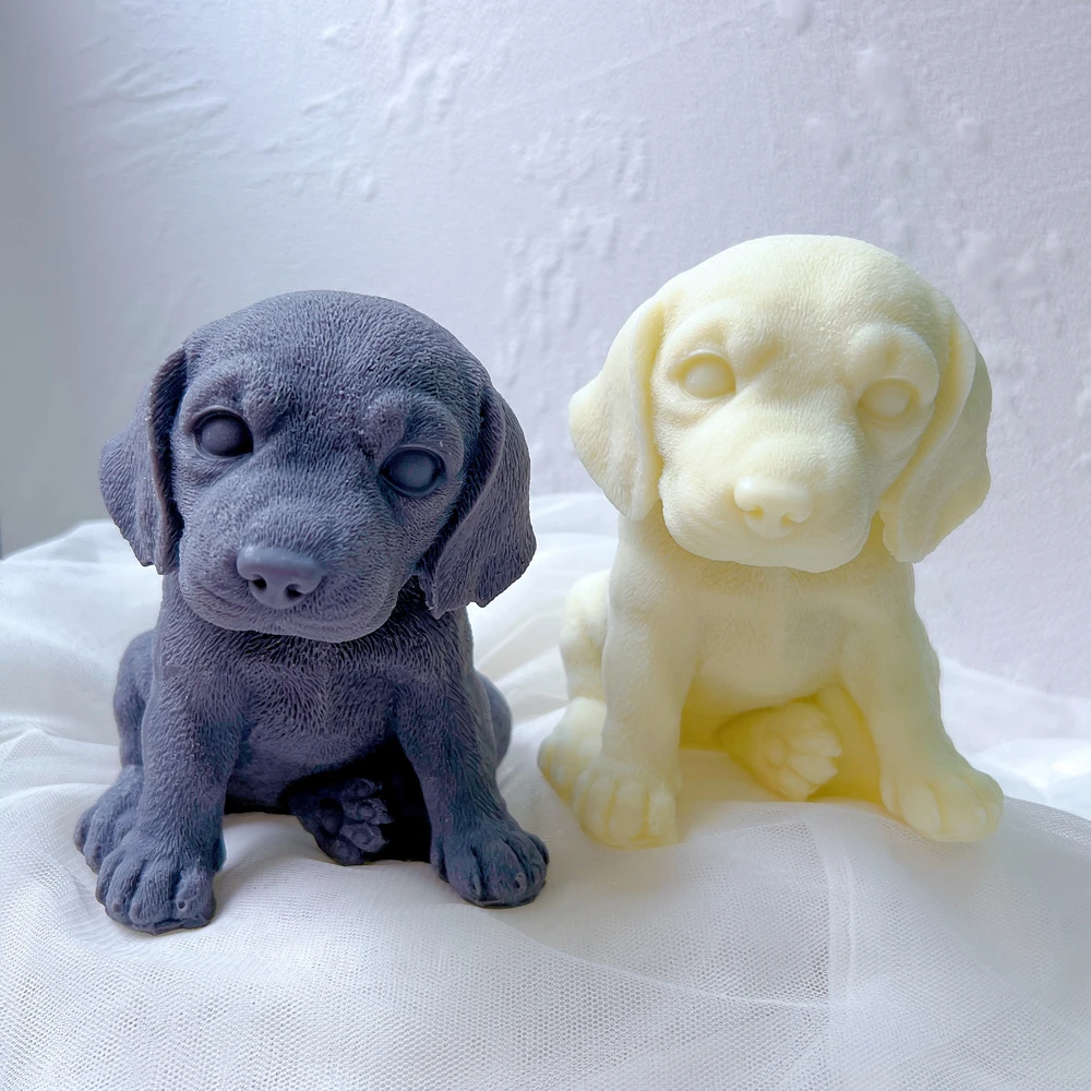 Beagle Свеча для собак Mold животные щенки восковая Силиконовая Форма Щенок Собака
