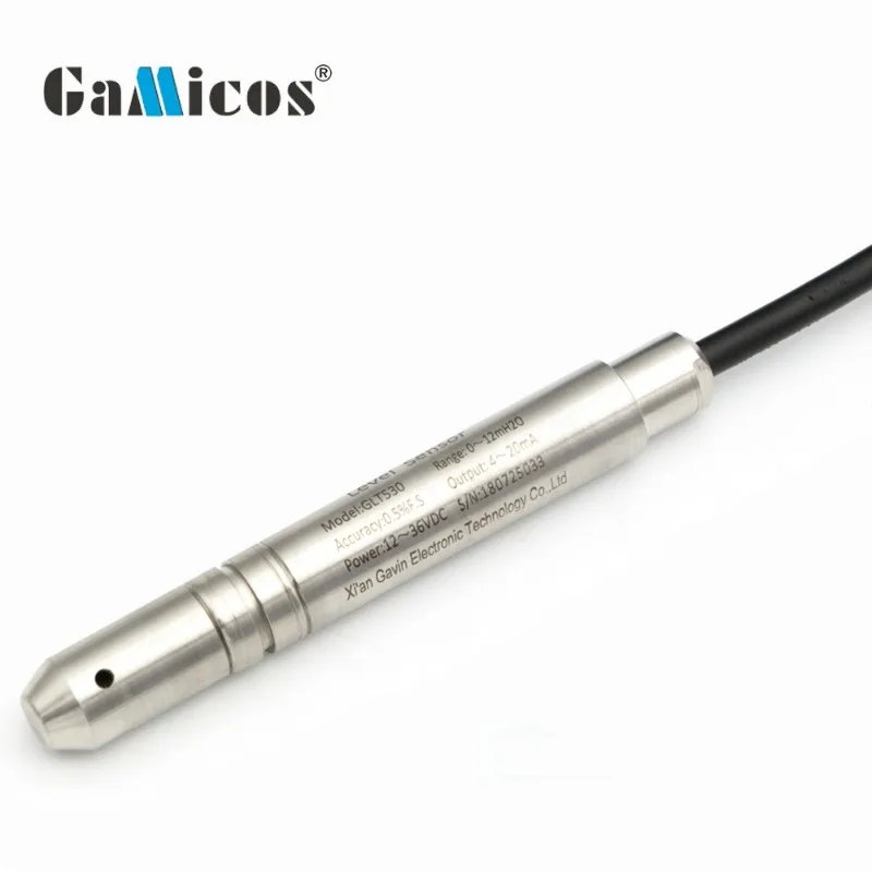 

GLT530 Small Diameter 19mm Probe Hydrostatic Dam Pond Pressure Level Sensor