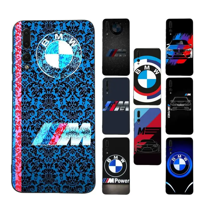 

BMW Car Phone Case Soft Silicone Case For Huawei p30lite p30 20pro p40lite P30 Capa