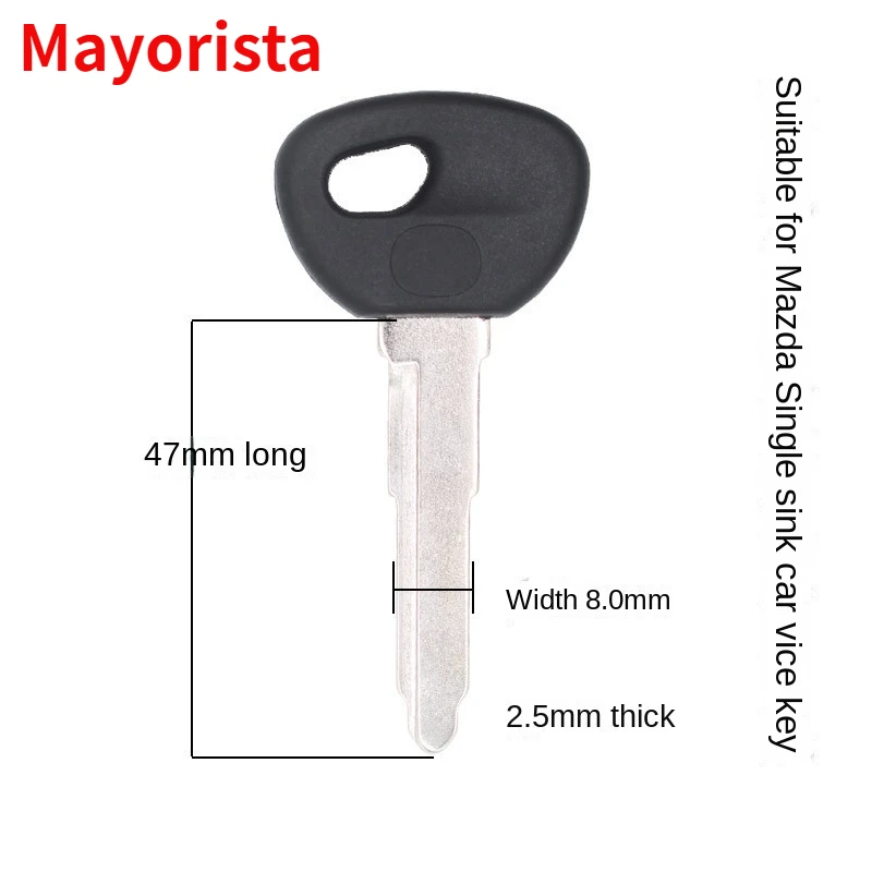 

Mayorista 2 шт. 20 шт. для Mazda 323 замена нового транспондера зажигания брелок ключа автомобиля заготовка