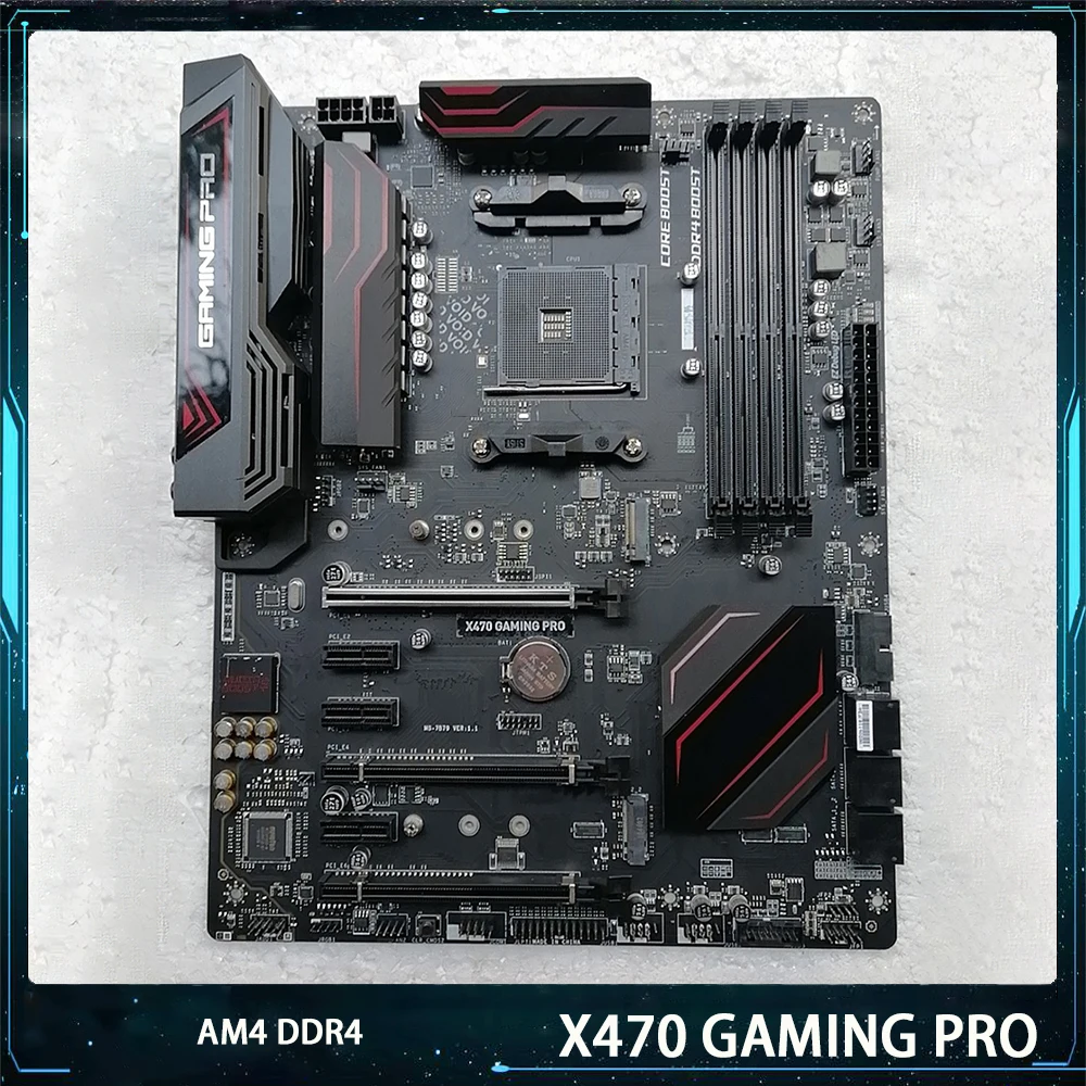 

Материнская плата для ПК Msi X470 GAMING PRO AM4 DDR4 64 Гб SATA3 M.2 * 2 USB3.1