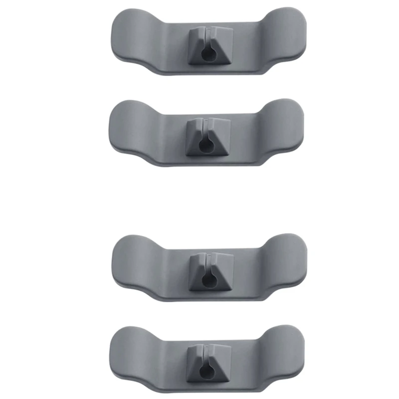 

Cord Holder For Appliances, Plastic Cord Keeper, Cord Wrap, Cord Shortener, Cord Organizer, (Gray, 4 Pcs)