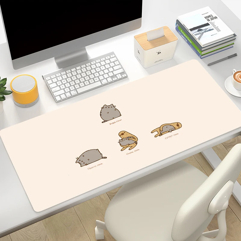 

Xxl Mouse Pad 900x400 Pusheen Cat Desk Accessories Mousepad Gamer Pc Cabinet Games Computer Desks Keyboard Mat Gaming Mats Anime