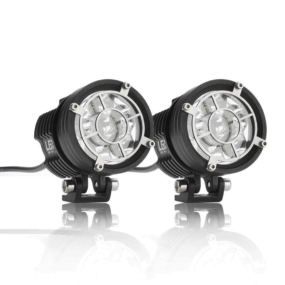 

L6K L4X motorcycle spotlight led light motorcycle lighting system 60W collision net protect laser drive light