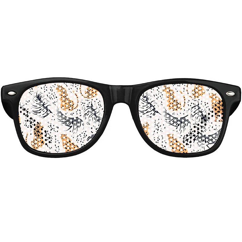 

Fashion Funny Glasses bed Cheetah Birthday Holiday Party Glasses Summer Beach Wedding Sunglasses For Women Men Eyeglasses