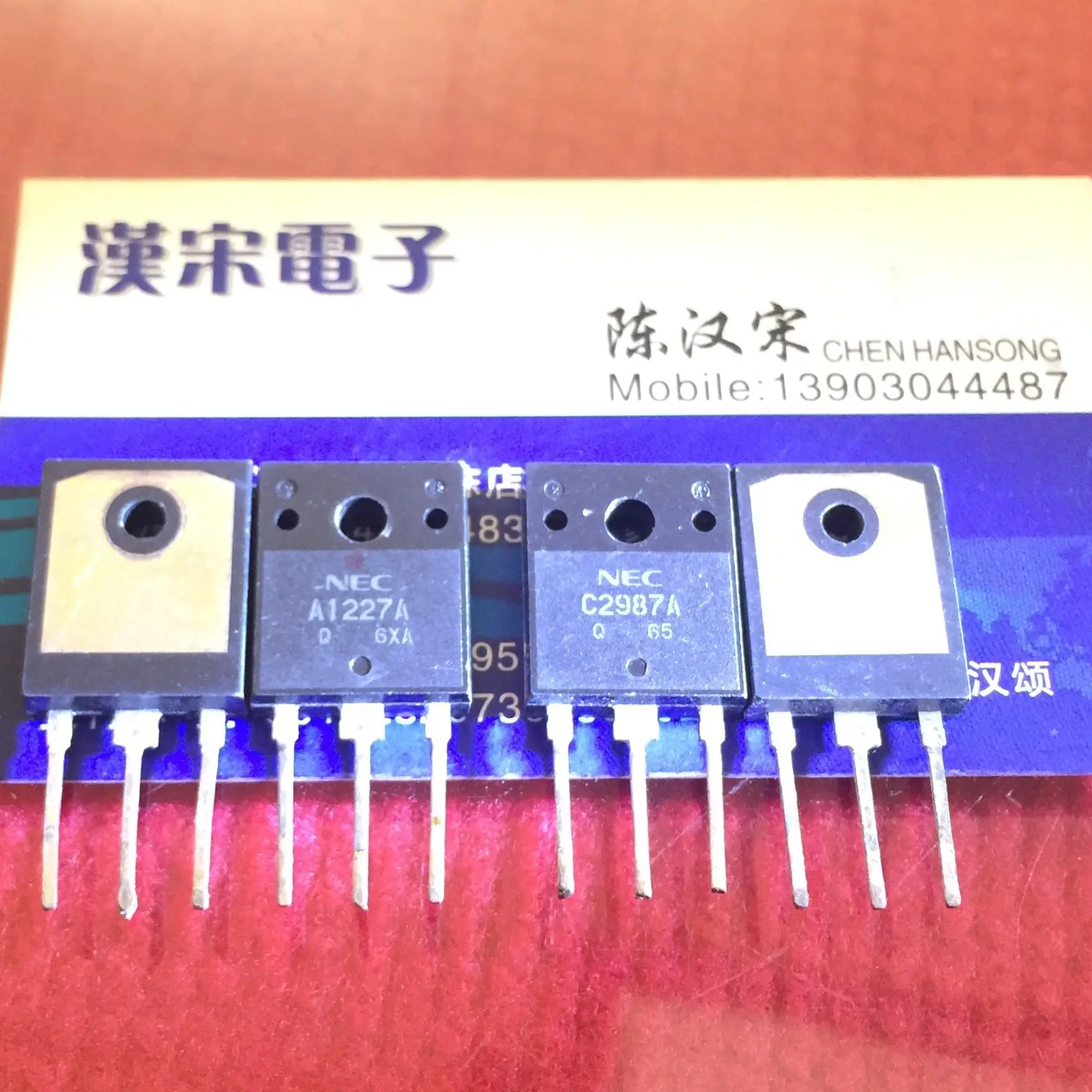 

Free shipping 2SC2987A/2SA1227A/C2987A/A1227A NEC 6 5 pairs/package