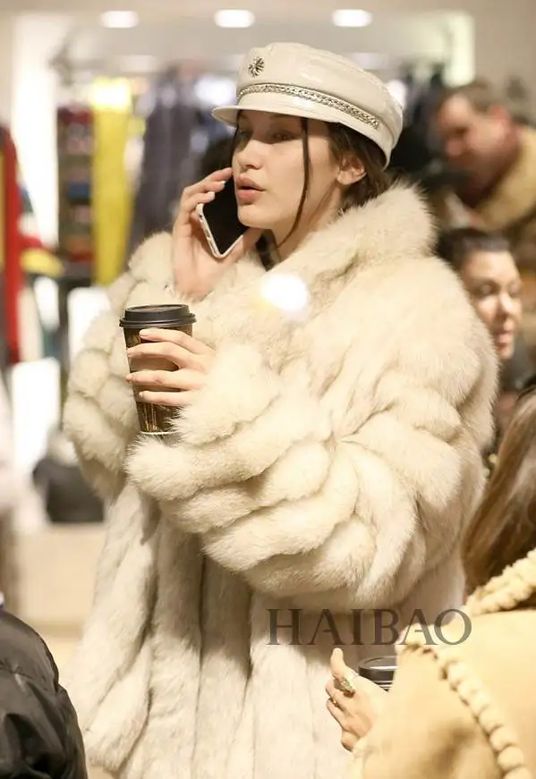 New Arrival Women Jacket Fur Coat Fur Mink Fur Thick Winter High Street Other Slim Real Fur Women's Winter Coats Free Shipping