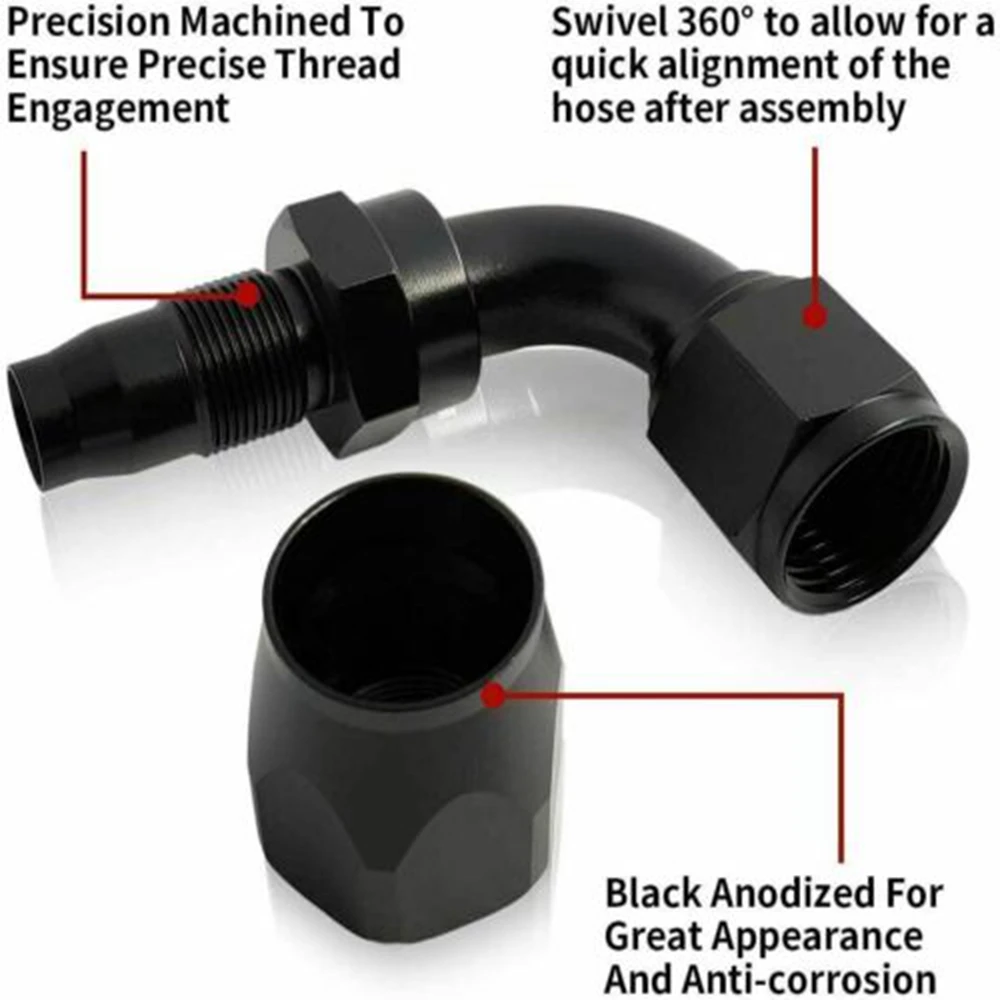 _ 3M AN10 10 футов черная оплетка для нефти топлива фитинги шланг Конец масла адаптер