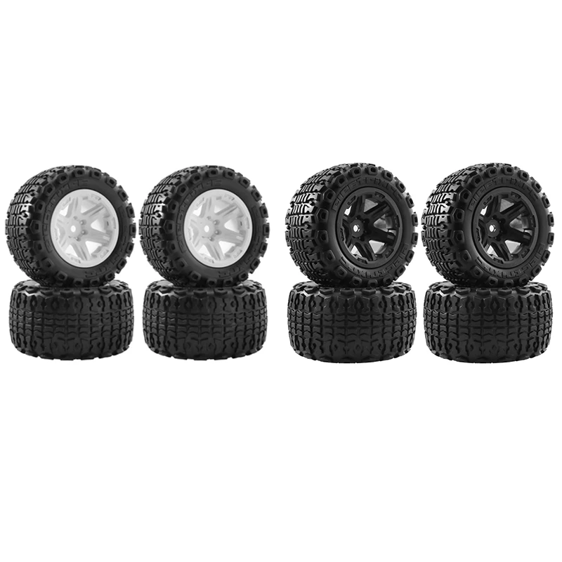 

4 шт., 1/10 дюйма, колесо для внедорожника, для Traxxas HSP HPI Tamiya Kyosho Wltoys, обновленные детали, 104 мм, белый