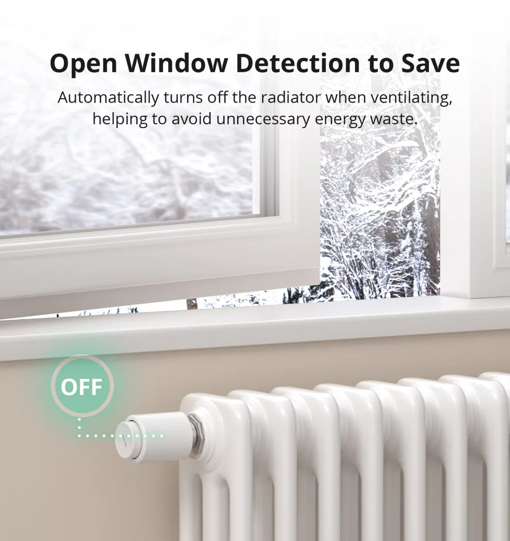 Термостатический клапан радиатора SONOFF TRVZB Zigbee