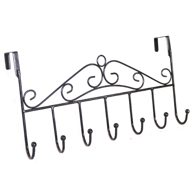 

Coat hanger behind the door nail free traceless iron door coat rack behind the door hook clothes hook bathroom towel rack