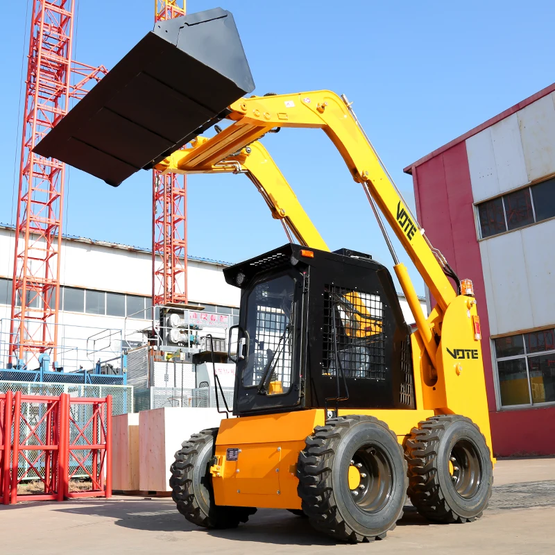 China Jc45 37kw Skid Steer Loader with Hydraulic Hammer /Trencher/ Long Auger for Sale