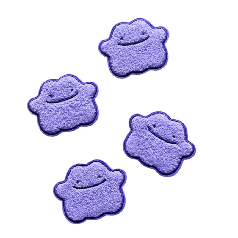 Наклейки для волос Pokemon Broken Hair Stickers Ditto с аниме-принтом, милые украшения для волос, заколки, средство для укладки непослушных волос, подарки (art.: 3920db888a010) - 3920db888a010