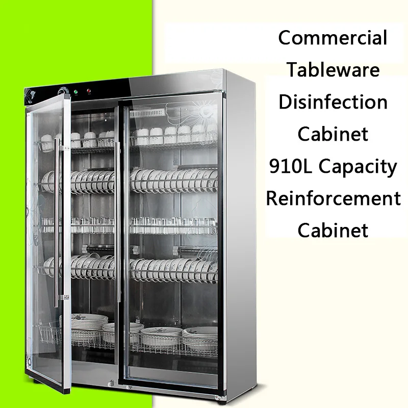 

Double Door Vertical Commercial Disinfection Cupboard Kitchen Low Temperature Disinfection Cabinet Ozone