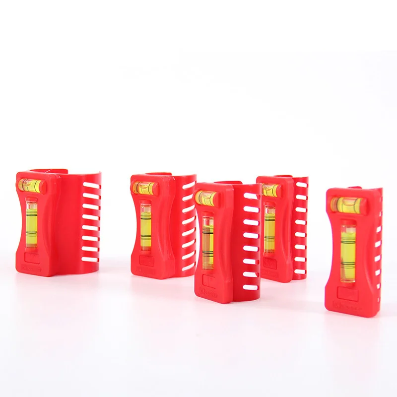 

KAPRO 5 Pcs Pipe Spirit Level High Accuracy Pillar Size Measuring Indicator Vertical Horizontal Double Bubble Measurement Tools