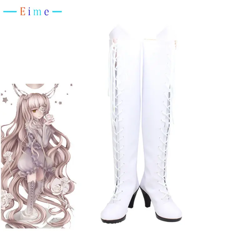 

Anime Rozen Maiden Kirakishou Cosplay Shoes PU Leather Shoes Halloween Boots Cosplay Props Custom Made