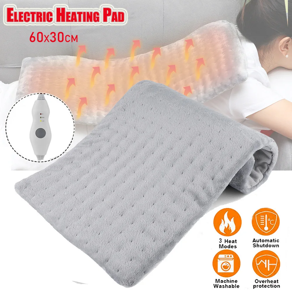 Winter Electric Heating Pad Blanket Physiotherapy Heating Pad For Hand Shoulder Neck Back Spine Leg Pain Relief Winter Warm Gift