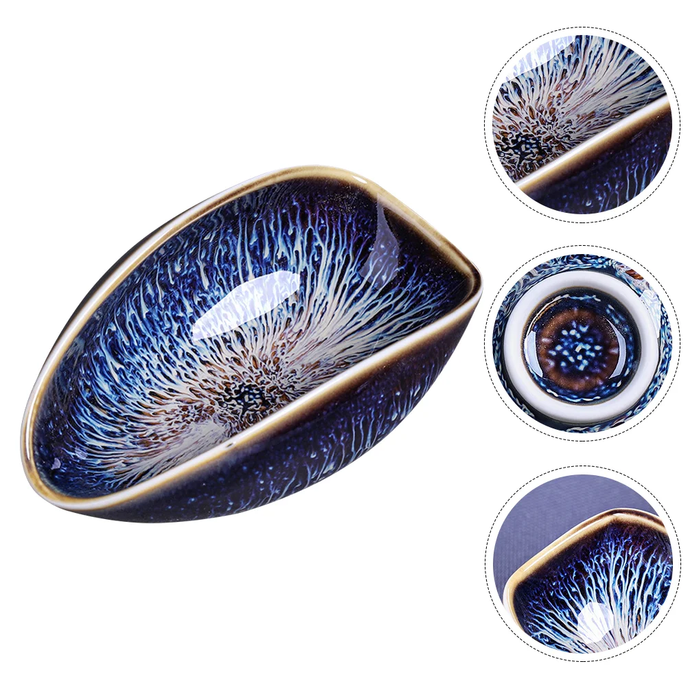 

Tea Scoop Spoon Coffee Ceramic Measuringvessel Porcelain Leaf Rest Loose Chinese Beans Kung Futeaspoon Salt Scooper Accessories