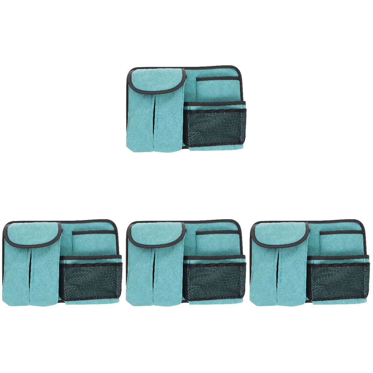 

4pcs Organizer Multi-pocket Car Hanging Pocket Chair Back Storage Bag