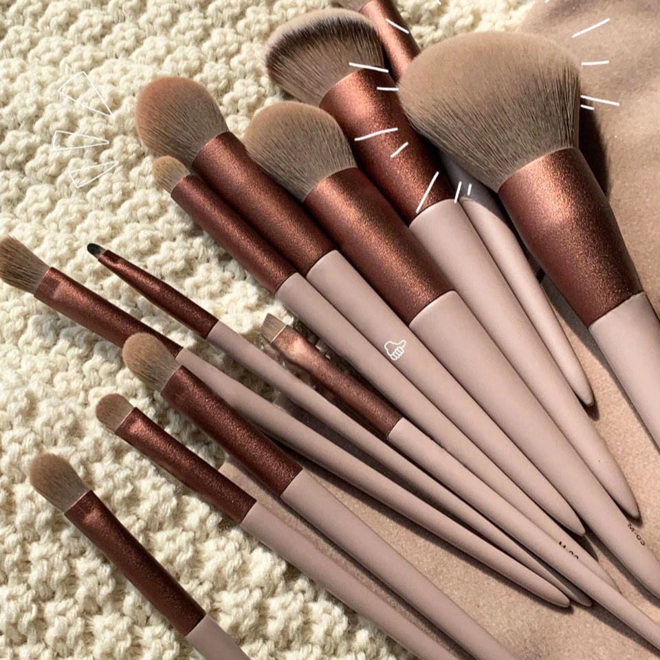 

KOSMETYKI 5/13Pcs Soft Fluffy Makeup Brushes Set Cosmetics Powder Blush Foundation Eyeshadow Contour Blending Makeup Beauty Tool